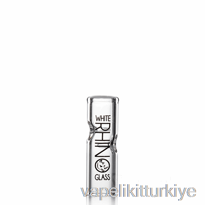 Elektronik Sigara Kalemi Vape Mate Beyaz Gergedan Cam Uçları Yuvarlak Cam Ucu [xl]